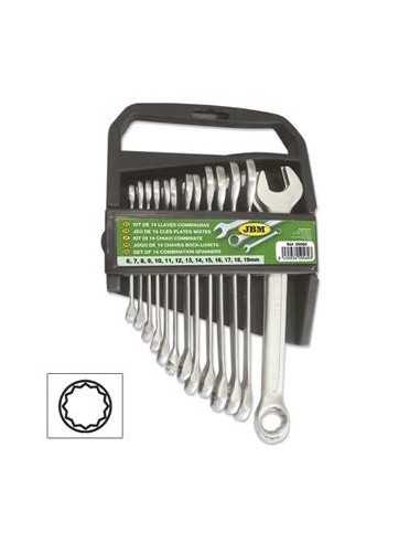 Kit 14 combination wrenches