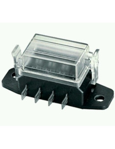Fuse holder with 4 way lid