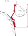 Adaptador de toldo F35 para padrão VW T4 e teto elevável (1990-2003)