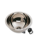 round stainless steel sink basin 285mm