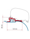 Adaptador de toldo F65/F80S Fiat Ducato - Citroen Jumper - Peugeot Boxer - H2 L2 / L3 antes de 2006