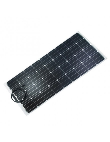 Kit panneau solaire semi-flexible Vechline 120W pour fourgon, caravane ou camping-car