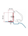 Awning adapter F35 for Nissan NV200