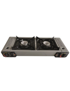 Midland Portable Camping Stove Kitchen 600W Oven And 2 Burner Stove 